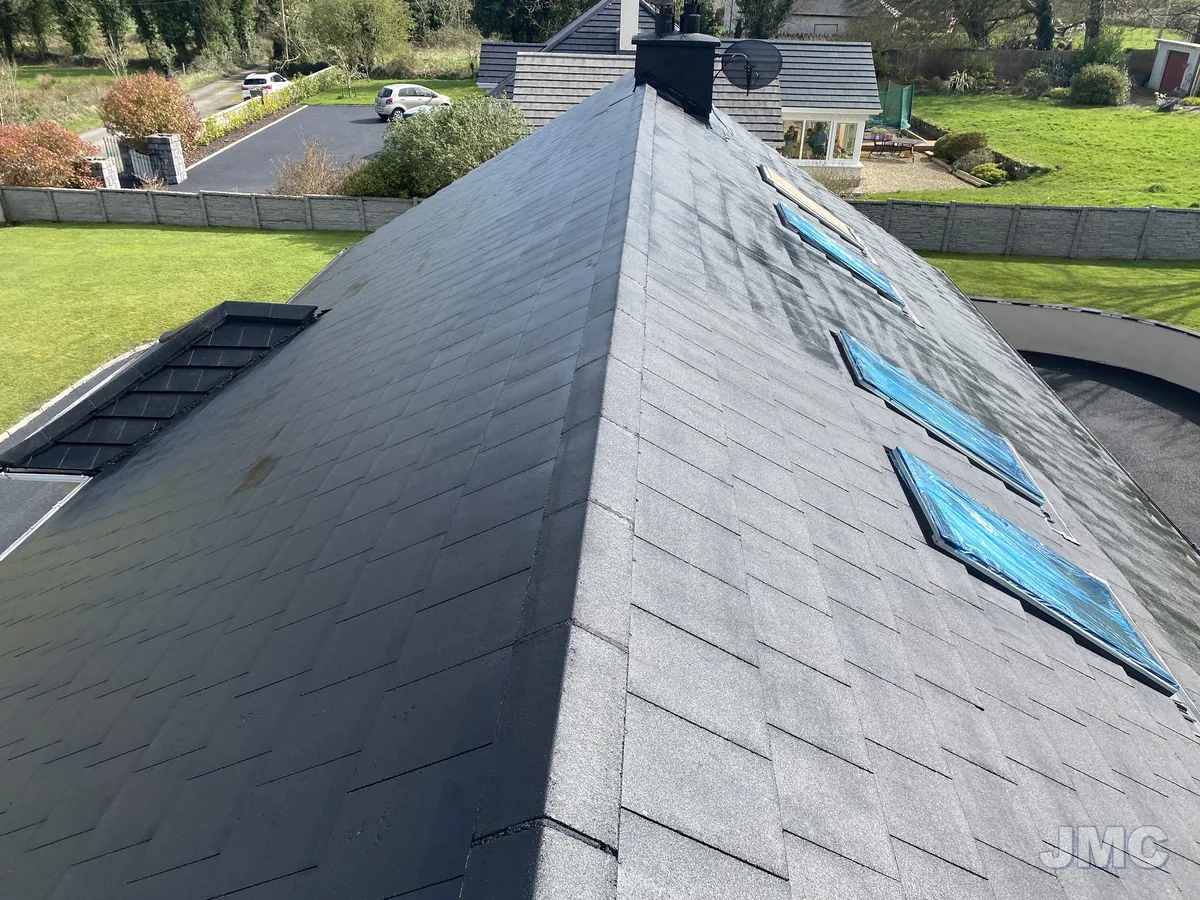 After: Roof cleaned and sealed