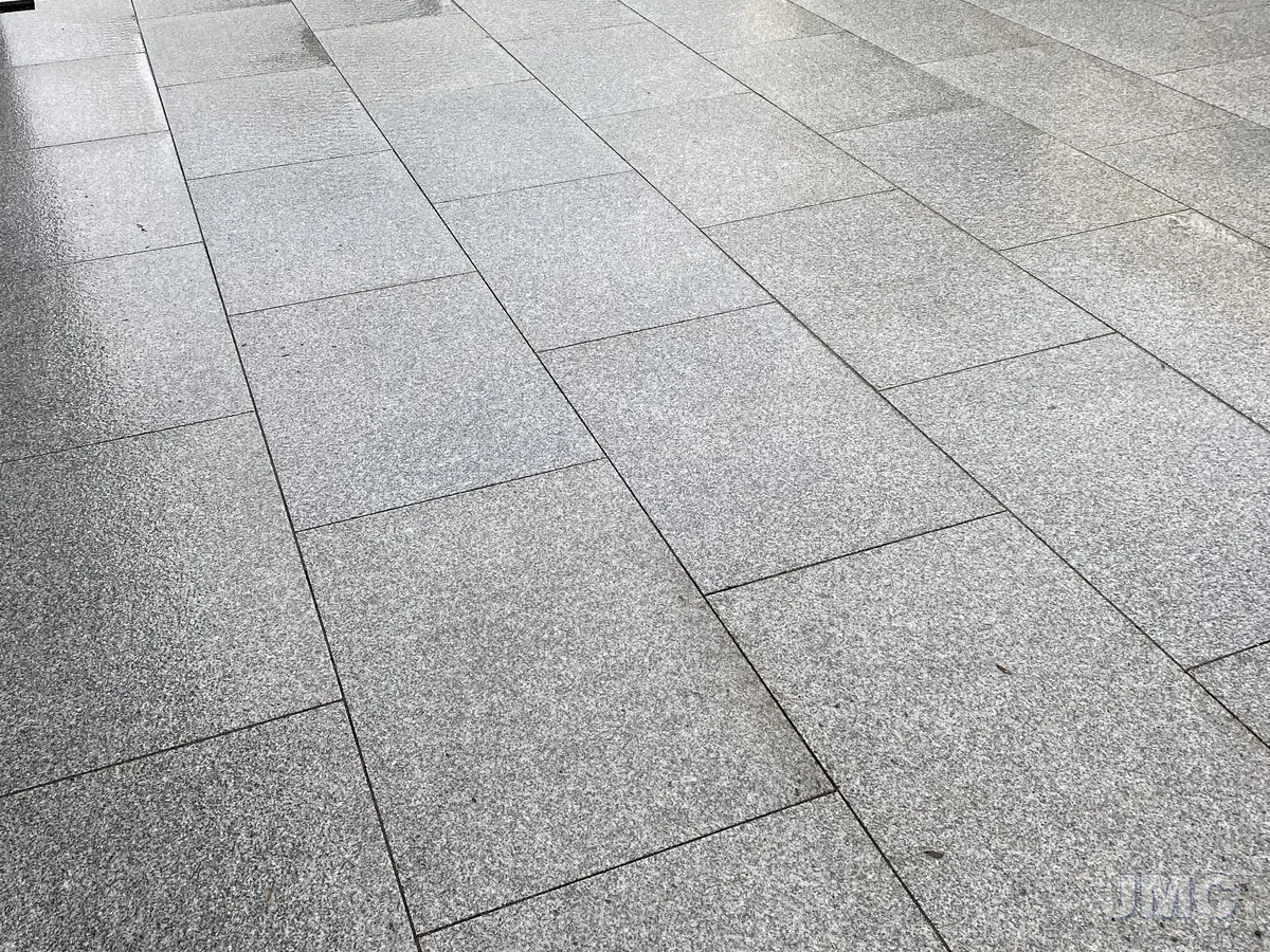 After: Granite paving washed