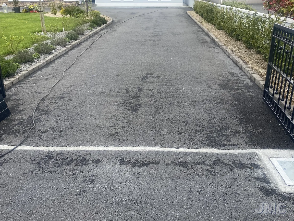 Before: Gated drive, washed back to black