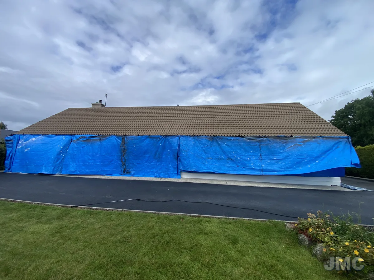 Before: Sheeted, sprayed and finished