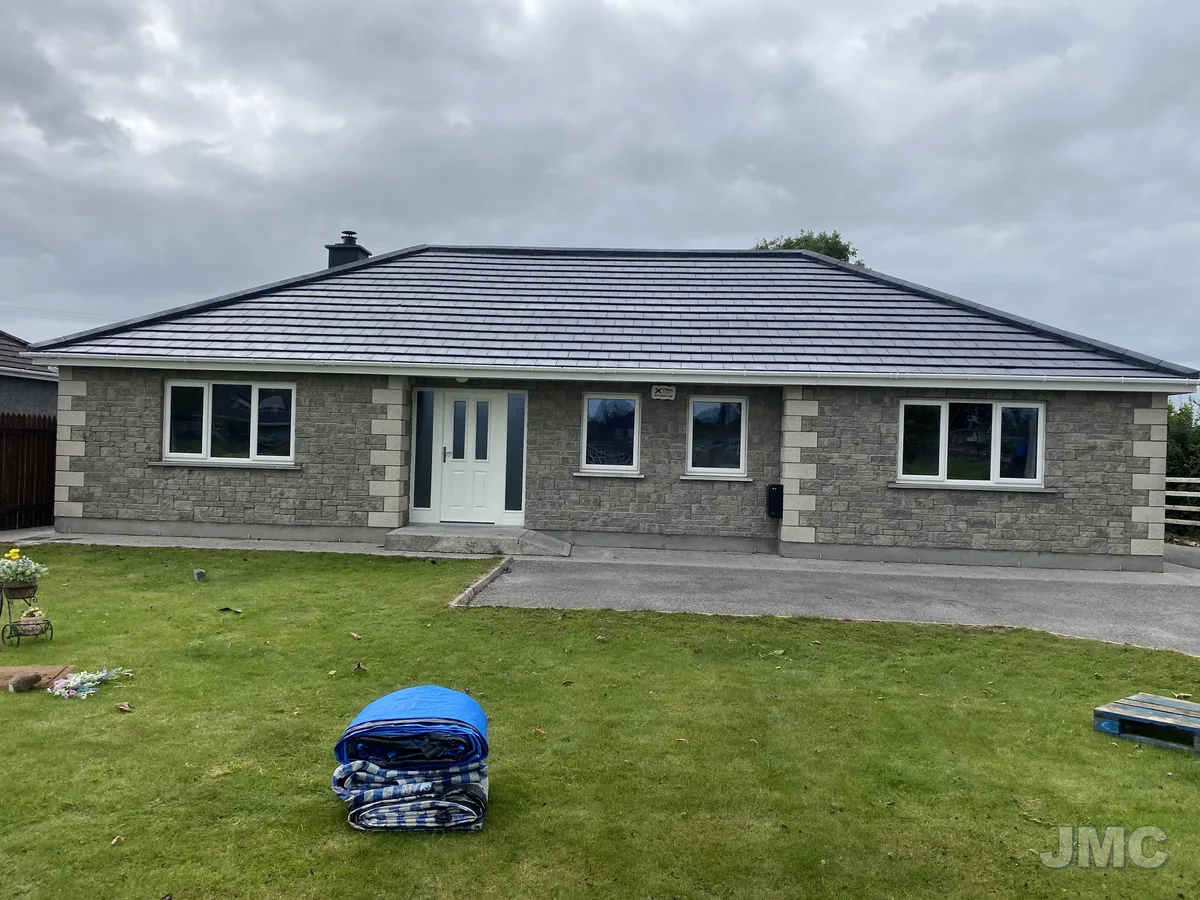 After: Roof sealed, walls protected
