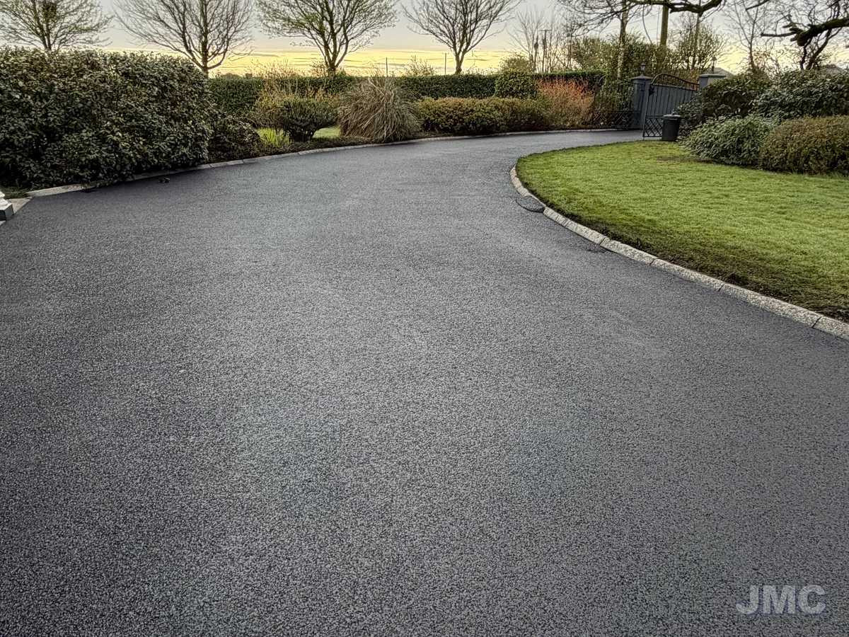 After: Sweeping drive, moss and red algae removed